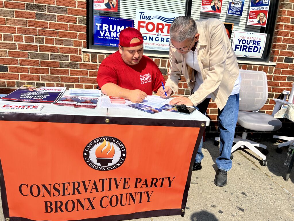 Gonzalo Duran, Conservative Party, voter registration