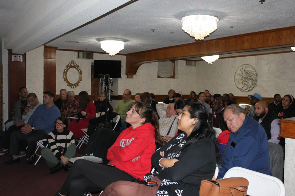 The Bronx Conservative Party Meeting Crowd