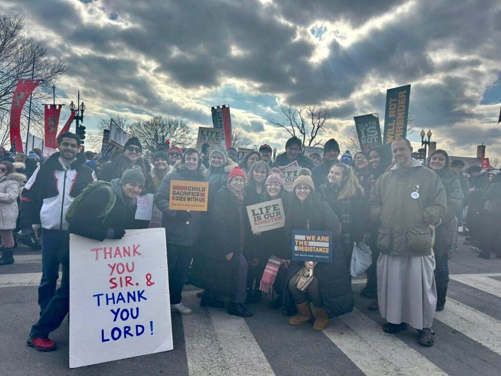 The NYYRC Catholic Caucus Group Photo at the March for Life