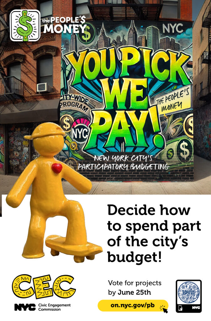 NYC Participatory Budgeting Flyer