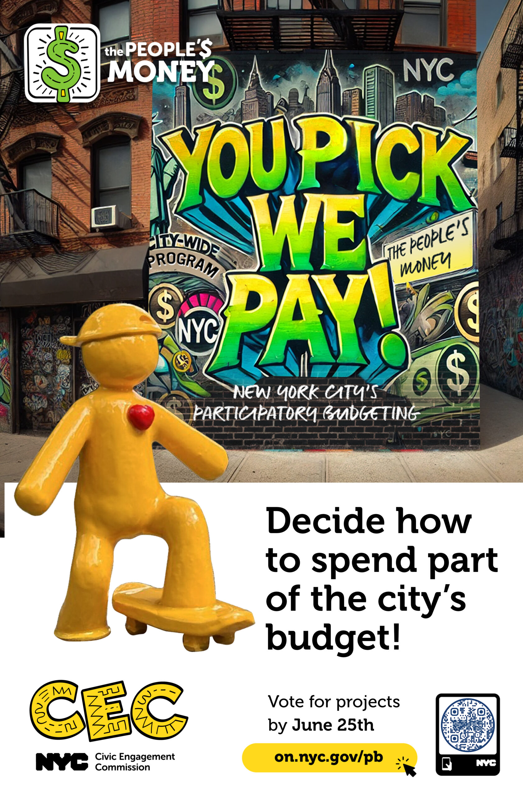NYC Participatory Budgeting Flyer