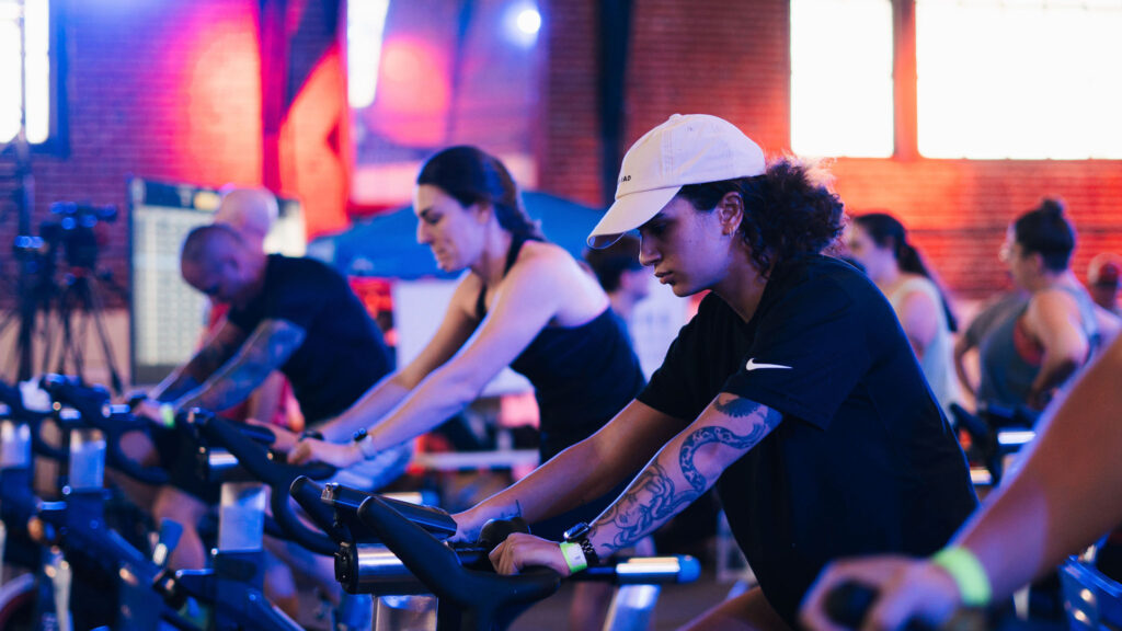 Close up of Ruff Ride NYC event