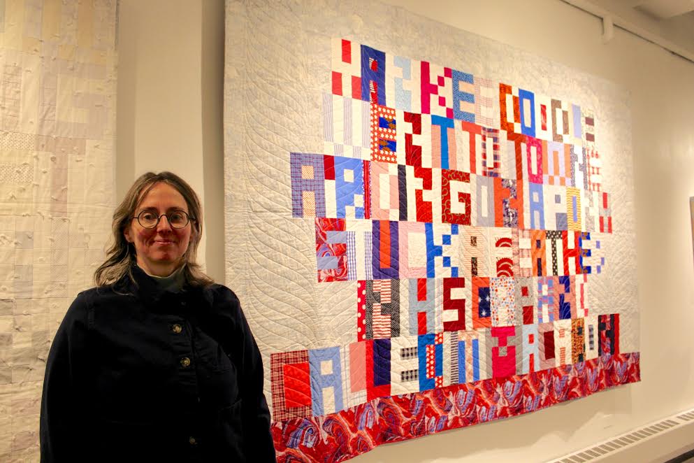 Artist Amy Pryor at the BRIO