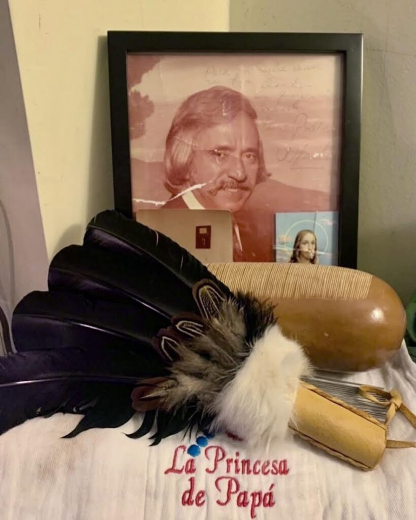 Diana Costas' spiritual shrine