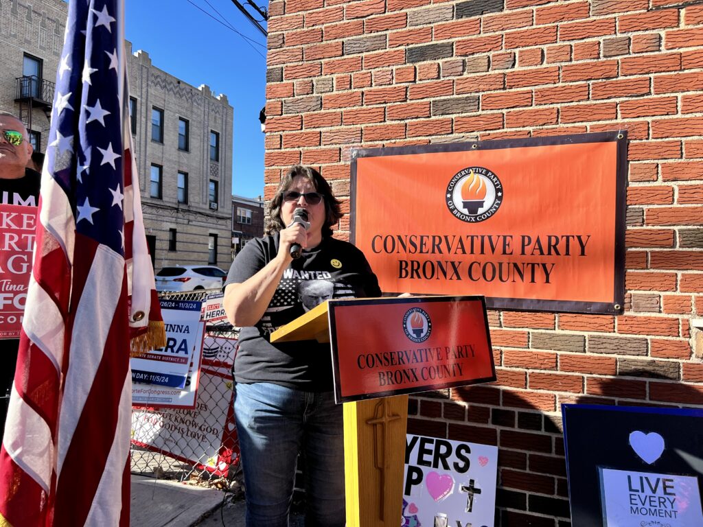 Bronx Conservative Party District Leader for the 80th Assembly District Grace Marrero