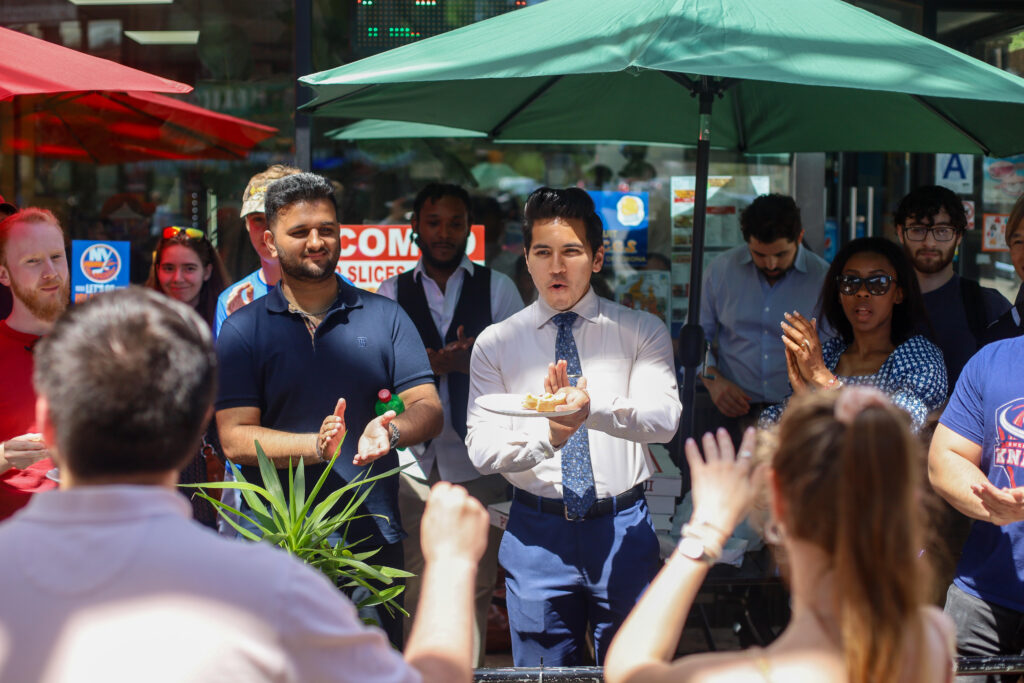 Brandon Castro Duraing a Speech